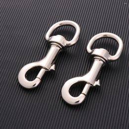 Dog Collars Collar Hooks- Leash Clasp Key Chain Clip Snap Hooks Clips With Spring Buckle For Linking ( White )