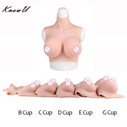 Catsuit Costumes Upgraded Breast Forms Fake Boobs B-G Cup Cotton Filler for Cosplay Transgender Drag Queen Simulation Skin Texture