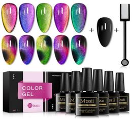 Mtssii 5ml Magnetic Gel Polish Varnish Hybrid Nail For Manicure Galaxy Aurora Cat Eyes Soak off Enamel UV Gel Nail Polish4188238