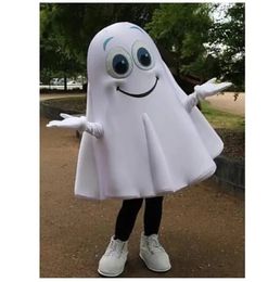 High quality Ghost Mascot Costumes Halloween Fancy Party Dress Cartoon Character Carnival Xmas Easter Advertising Birthday Party