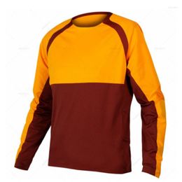 Racing Jackets Autumn MTB Shirts Cycling Tops For Men Quick-drying Anti UV Bicycle Motorcycle Sportswear Off Road Long Sleeve Downhill