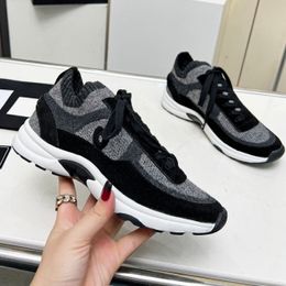 Designer Sneakers Oversized Casual Shoes White Black Leather Luxury Velvet Suede Womens Espadrilles Trainers Man Women Flats Lace Up Platform 1978 W425 01