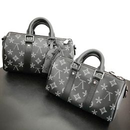 зеркальное качество M46271 M20900 сумка BANDOULIERE 25 Спортивная сумка Luxurys большая сумка для багажа сумка-клатч Дизайнерская сумка через плечо Кожаные дорожные сумки через плечо для выходных