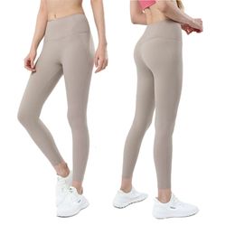 Lu Lu Yoga Pant Lemon Algin Women Leggings No Need Underwear Anti Bacterial Gym Pants Stretchy High Waist Lady Fitness Workout Trousers Girl Activewear LL Align gym cl