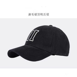 Spring New Baseball Cap Women's Sun-Proof Fleece High Quality Letter Fashion Peaked Caps