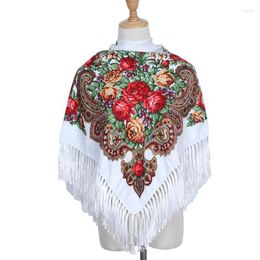 Scarves Fashion Scarf For Women Shawls Floral Print Stoles Triangle Bandana Half Handkerchief Foulard