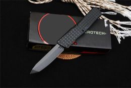 UT-Combat Sea-Dragon Auto Knives D2 Blade Aluminum alloy Handle Tactical Hunt Camp Self-defense Rescue Pocket Knife EDC Tools