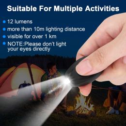 Key Chain Flashlights Keychain Flashlight Mini Tra Bright Led Handheld For Cam Hiking Fishing Walk The Dog And Emergency White Light W Amx8R