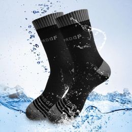 Sports Socks Men Three-layer Construction Waterproof Breathable For Women Outdoor Hiking Skiing Cycling