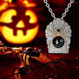 Chains Jewellery Gothic Halloween Spider Necklace Beautiful Punk Web Pendant