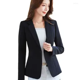 Women's Suits Anti-wrinkle And Age-reducing 2023 Autumn Coat Loose-fitting Slim-fitting Casual Temperament Suit Short Parka Top5XL