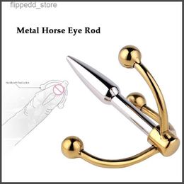 Other Massage Items Metal Horse Eye Rod Stainless Steel Urethral Plug Male Prostate Stimulation Masturbation Massager Adult Erotic Products 18+ Q231104