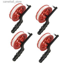 Kite Accessories 4Pcs 100M Twisted String Line Red Wheel Kite Reel Winder Q231104