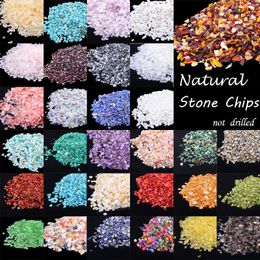 Beads Other Natural Stone 3-5MM 20 50 100G Mixed Colorful Gem Bead Irregular Energy For Fish Bonsai Decoration Beadwork DIY