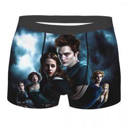 Underpants The Saga Vampire Boxer Shorts Men 3D Print Male Stretch Fantasy Film Underwear Panties Briefs