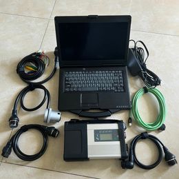 mb star c5 diagnostic tool 2023.09V mb sd c5 with laptop CF53 i5CPU toughbook installed with hdd full set ready to work