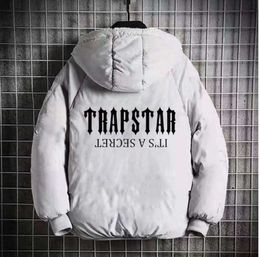 Mens Down Parkas Limited Trapstar London Clothing Down Jacket Xs-2xl Men Woman Fashion Jackets Men Cotton Brand Teen Coat Tidal Flow Design Yt5512