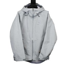 Fashion logo embroidered arc jacket Men women hooded sportswear Designer jackets Windproof waterproof sweatshirt Outdoor windbreak