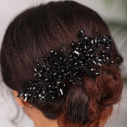 Vintage Wedding Headdress Headpieces Rhinestone Hair Accessories Fashion Hair Comb Bridal Tiara Party For Women