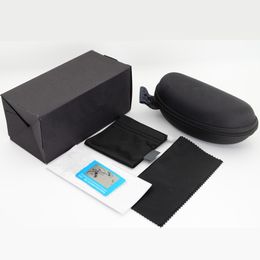 Brand Zipper Glasses Case Eva Black Set Glasses Box Case Bag Anti-Compression Sunglasses Case Eyewear Package Wholesale