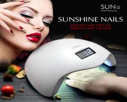 High Quality Gel Nail Dryer Lamp 48W White Light Profession Manicure LED UV Dryer Lamp Fit Curing All Nail Polish Nail Tools3053767