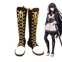 Anime the Eminence in Claire Kageno Custom Made Boots Shadow Garden Cosplay Halloween Party Carnival Shoes