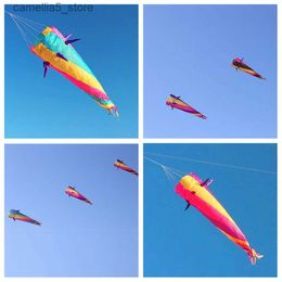 Kite Accessories free shipping large kite windsocks kite tails inflatable kite accessories 3d kite pendant kite parachute ripstop nylon fabric Q231104