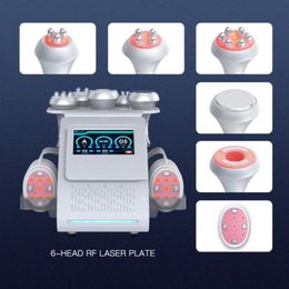 Clinic use 6 in 1 slimming 80K Cavitation EMS Belly Lase fat reduce Vacuum Ultrasonic Radio Frequency RF Massager Body Slimming Weight loss beauty machine