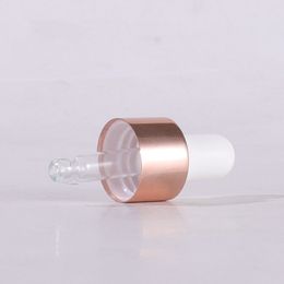 Liquid Reagent Pipette Bottles with Rose Gold Cap Bottle 1~5ml Empty Essential Oil Dropper Bottles