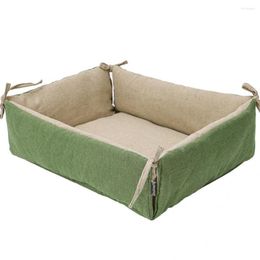Cat Beds Pretty Thickened Dogs Cats Square Warm Bed Pet Nest Cushion Convenient