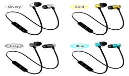 Bluetooth earbuds Magnetic Adsorption XT11 Neckband Wired Earphones Sports Headphone Stereo Headset With Mic1702647