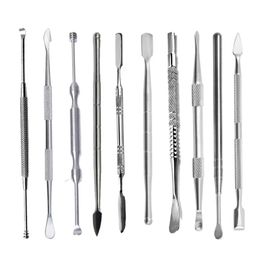 Stainless Dab Tool Wax Dabbers Wand Scoop Pick Spatula Shovel Metal Rig Dabbing Rigs Nails Sticky Poles Tools