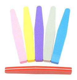 Meisha 30Pcs High Quailty Nail File Rhombus Shape Washable 100 180 Grit Sponge Nail Polishing Buffer Strips Manicure Tools HE001823029272