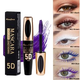 5D Volume Lengthening Mascara Waterproof Colored Mascaras Cosplay Colorful Makeup for Eyes