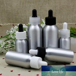 Fashion Aluminium Liquid Reagent Pipette Bottles Eye Dropper Aromatherapy Essential Oils Perfumes bottles 30ML 50ML 100ML