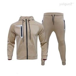 Tracksuits Fashion Tracksuit For Men Hoodie Fitness Gym Clothing Running Set Sportswear Jogger Winter Suit Sports