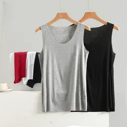 Men's Sleepwear Summer Traceless Vest Style Thin Ice Modal Sleeveless T-shirt Loose Oversized Undercoat Top Men Clothes