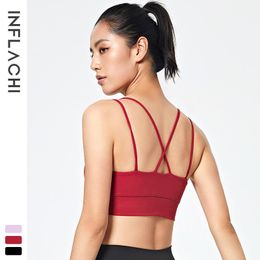 Gym Clothing Women Sports Bra For Running Wire Free Shakeproof Push Up Yoga Female Seamless Underwear Fitness Sport Top1