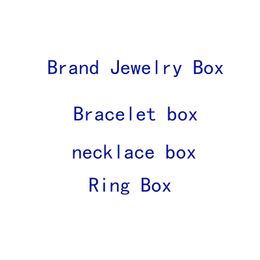 클래식 브랜드 디자이너 보석 박스 세트 고품질 골판지 반지 목걸이 팔찌 상자 포함 플란넬과 핸드백