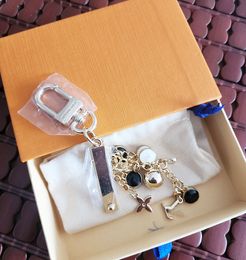 High qualtiy brand designer Keychain & Key Ring Holder Brand Porte Clef Gift Men Womens Car Bag Keychain with box