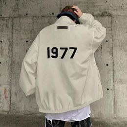 Deisgner 1977 New Fabric Jacket Men and Women Outerwear Windbreak High street style Oversized Loose Leisure Fashion Coat