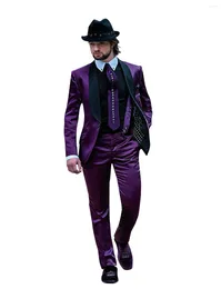 Men's Suits Suit Shawl Lapel Slim Fit Two Pieces Set Jacket & Pants