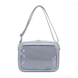 Evening Bags Girl Cute Shoulder Bag Women Transparent Messenger Teenager JK Crossbody Female Handbag Student Satchels Ins