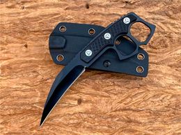 New Micro tech evil dragon Karambits Knife D2 Steel Blade G10 Handle Camping Outdoor Tactical Combat Self-defense Claw Knives