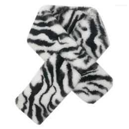 Scarves 2023 Scarf Black And White Striped Cross Fashion European American Style