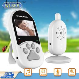 Baby Monitors 2.4 Inch Video Baby Monitor Two-Way Talkback Temperature Monitoring Auto Night Vision Security Camera Newborns Nanny Babysitter Q231104