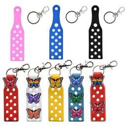 Wholesale PVC 3D Keychain Holder Key Chain Charms Keychain Bag Accessories Keychain Charms