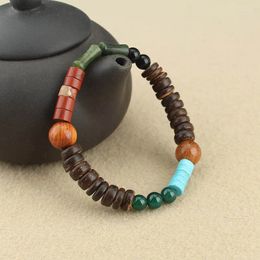 Strand Vintage Festival High Rise Colourful Beaded Bracelet Women's Design Sense National Style Personalised Handicraft