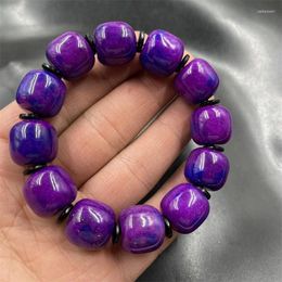 Strand Purple Sugilite Old Beads Bracelet Men And Women