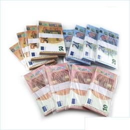 Other Festive Party Supplies 2022 Fake Money Banknote 5 10 20 50 100 Dollar Euros Realistic Toy Bar Props Copy Curren Drop Deliver Dhgas